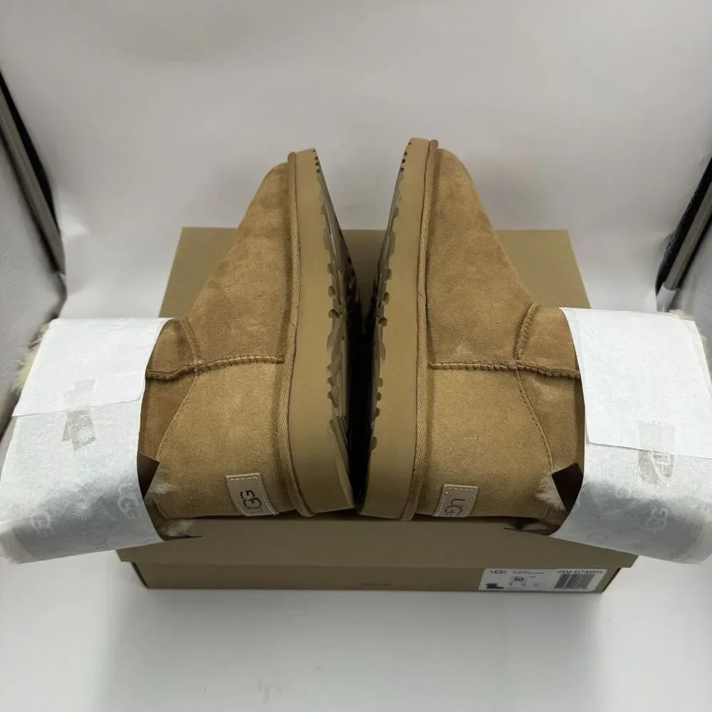 New 100% UGG Brand 1016501 Mini Bailey Bow II Women's Boots Shoes Chestnut